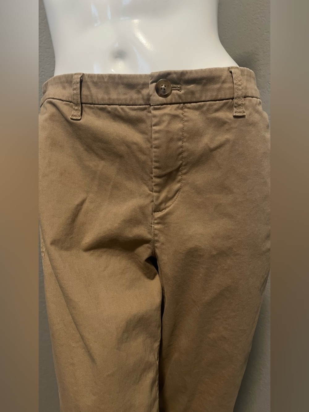 J. CREW Women’s Camel HIGH- RISE GIRLFRIEND CHINO Straight-Leg Pants Size 10 - Picture 5 of 16